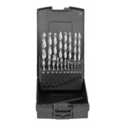 STIER Set di punte elicoidali Standard DIN 338 HSS-G 1-10 mm 19 pezzi in cassetta-4