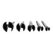 STIER Set di punte Forstner 5 pezzi (15, 20, 25, 30, 35 mm)-2