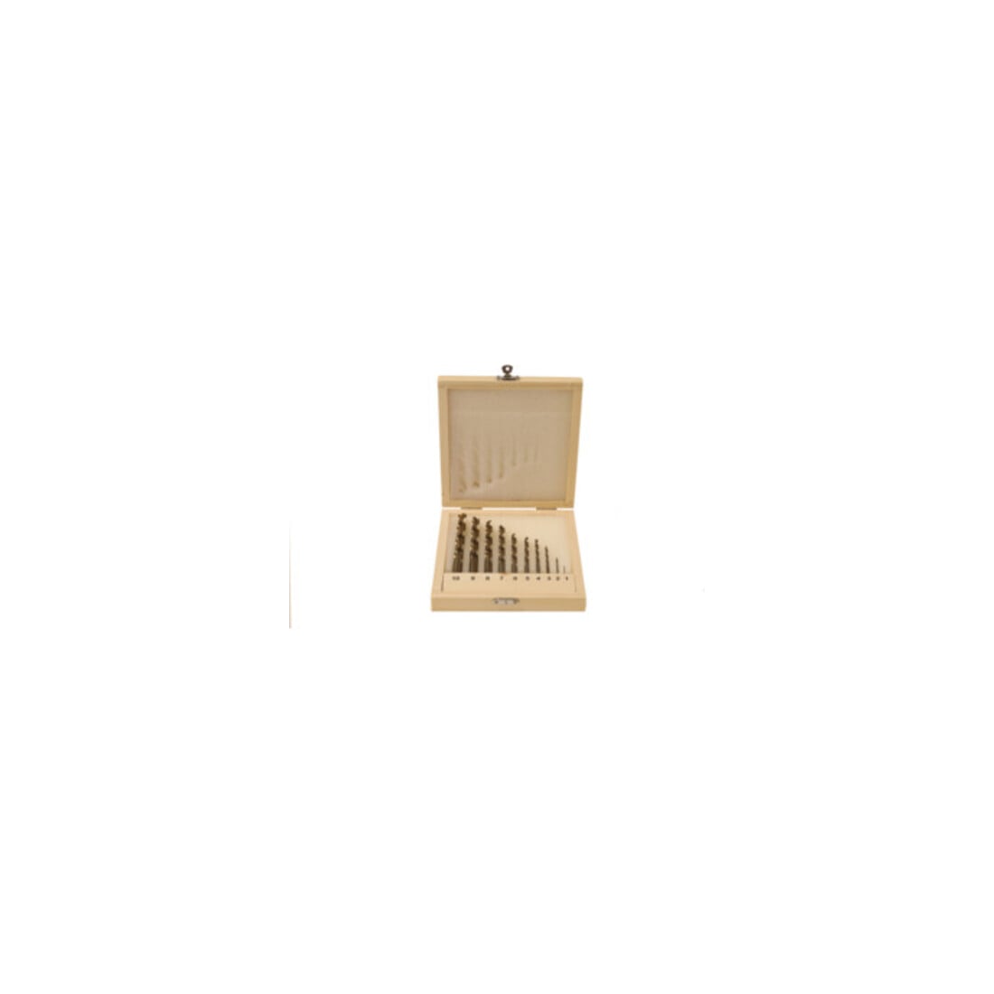 STIER Set di punte per legno HSS Co 10 pz. 1-10 mm