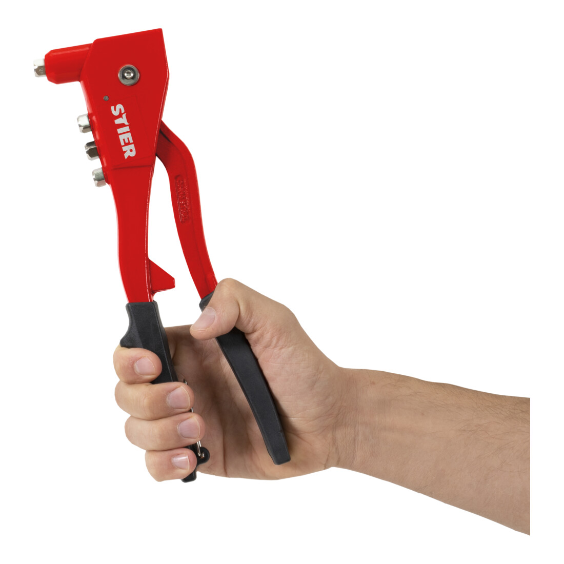 STIER Set di rivetti ciechi con rivettatrice manuale e rivetti ciechi 201 pezzi