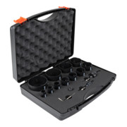 STIER Set di seghe a tazza HSS-Co8 bimetallo 17 pezzi (20, 22, 25, 32, 35, 40, 44, 51, 60, 68, 76 mm)