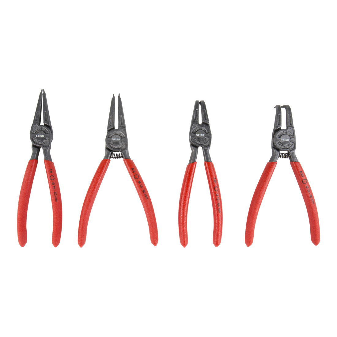 STIER Set di utensili universali 18 pezzi in inserto di espanso morbido (EVA)
