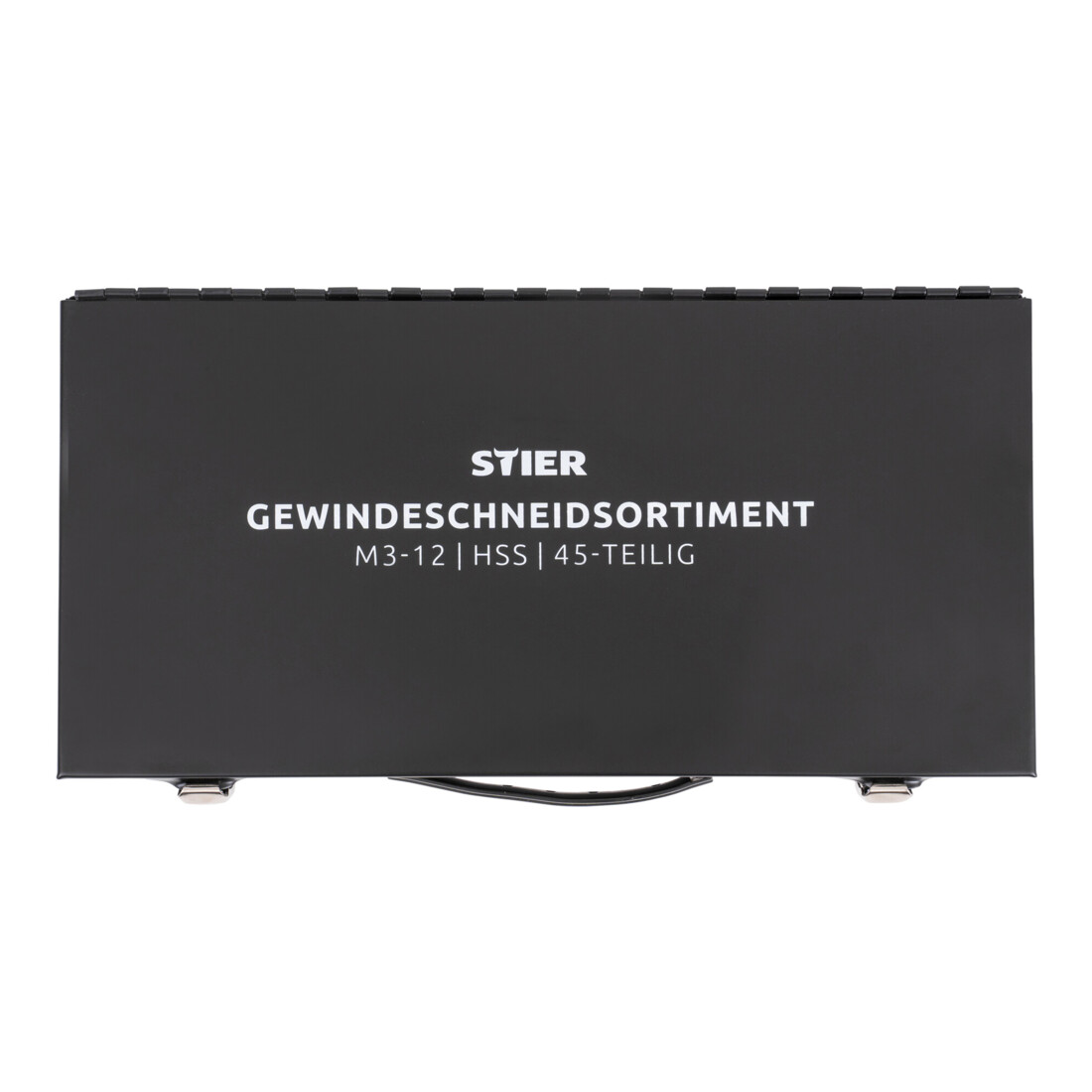 STIER Set per maschiatura con maschi a filettare M3 - M12 HSS-G 45 pezzi
