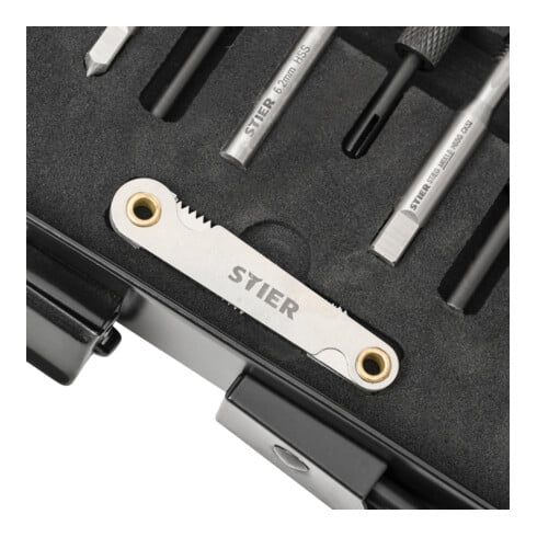 STIER Set per riparazione filettature 171 pezzi M5 - M12