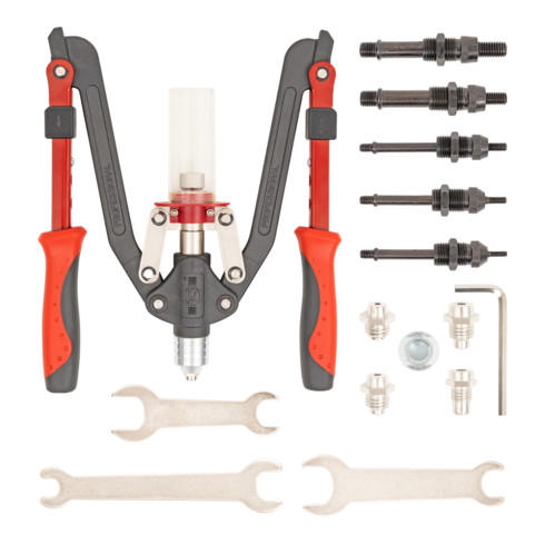 STIER Set per rivettatrice universale, 11 pz.