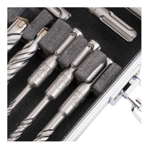 STIER Set punte e scalpelli SDS-Plus, 17 pezzi