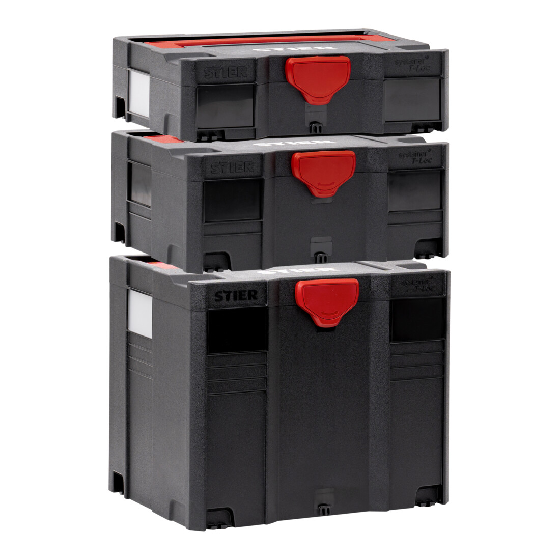 STIER Set Systainer 3 pezzi + Micro-Systainer gratis