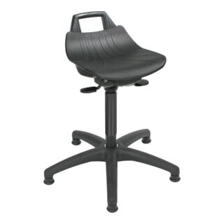 STIER Sgabello da banco con elementi scorrevoli altezza della seduta 490-680 mm sedile in PP