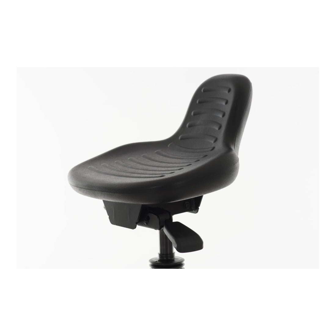 STIER Sgabello da banco con elementi scorrevoli altezza della seduta 640-890 mm sedile in PU con incavo di presa