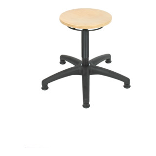STIER Sgabello da lavoro con elementi scorrevoli altezza della seduta 410-600 mm faggio naturale