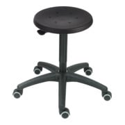 STIER Sgabello da lavoro con ruote altezza della seduta 420-610 mm sedile in PU-1