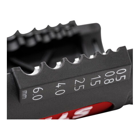 STIER Sguainatore quadro diametro 8-13 mm + 0,5-6 mm²
