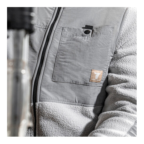 STIER Sherpa Fleece XL Ice Grey