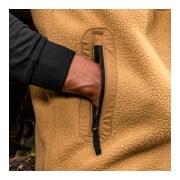 STIER sherpa gilet goudbruin-2