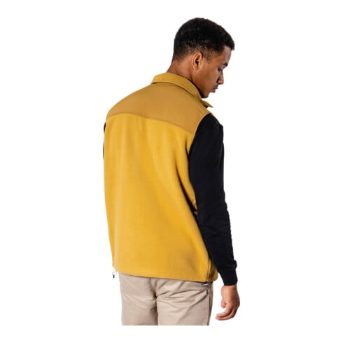STIER sherpa gilet goudbruin