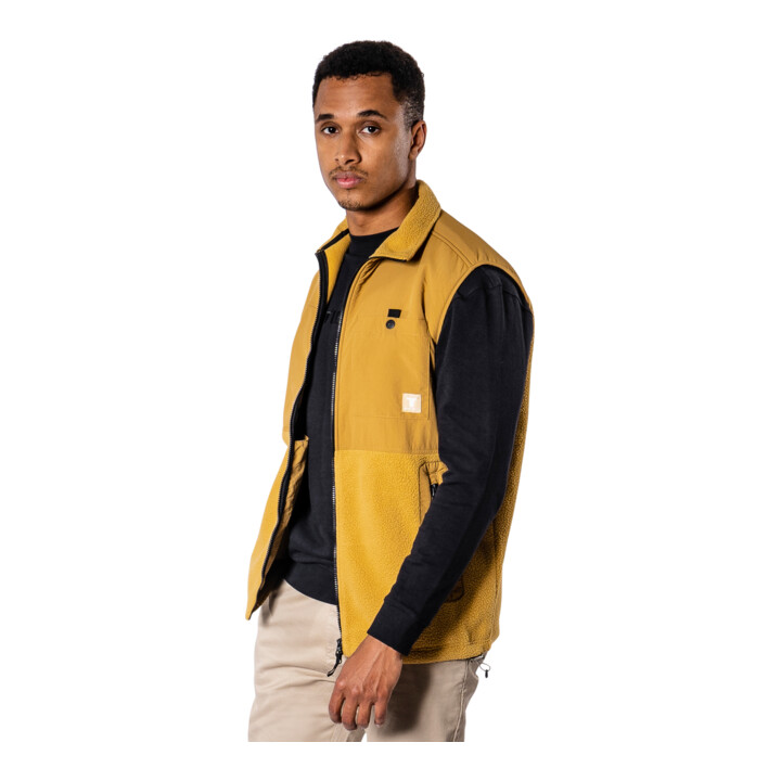 STIER sherpa gilet S goudbruin