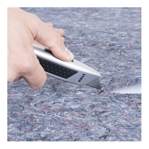 STIER Sicherheits-Cuttermesser mit automatischem Klingeneinzug