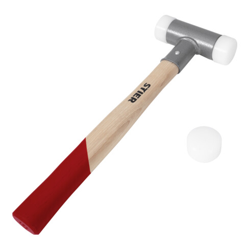 STIER slagkop UPE (65D), &oslash;30mm voor zachte hamer