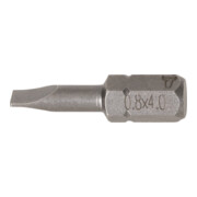 STIER sleufbit 4,0 x 0,8 mm, vorm C 6,3, lengte 25 mm, verpakking van 10 stuks-4