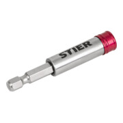STIER snelwissel-bithouder 1/4" met geleidingshuls magnetisch-4