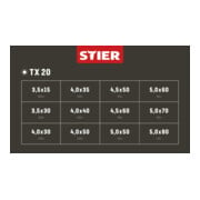 STIER Spanplattenschrauben-Systainer I T-LOC mit 1.380 Schrauben-5