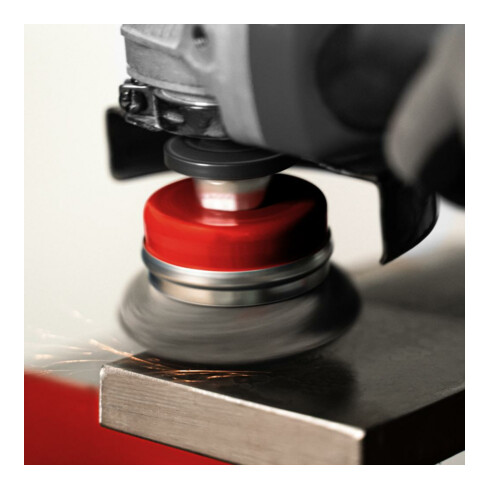 STIER Spazzola a tazza ø 100 mm, M14, 0,5 mm, intrecciata, acciaio