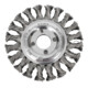 STIER Spazzola circolare ø 115 mm, ø foro 22,2 mm, 0,5 mm, intrecciata, acciaio legato-1
