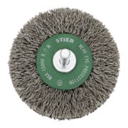 STIER Spazzola circolare, Øcodolo 6mm, 0,3mm, ondulata, acciaio legato-5