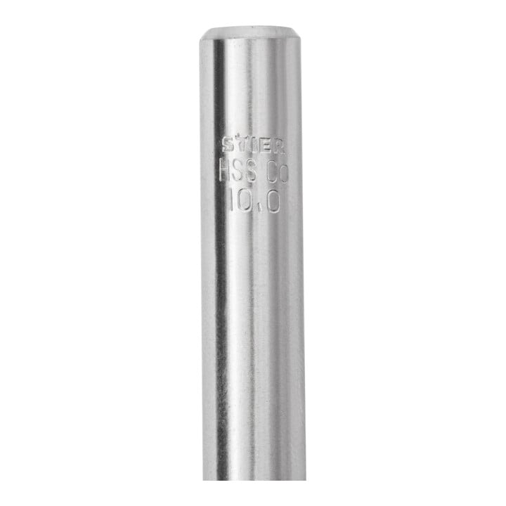 STIER Spiralbohrer 10 mm Premium HSS-E Co5 DIN 338 135°