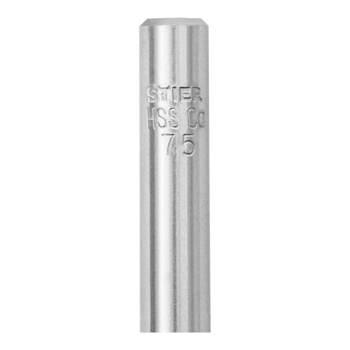 STIER Spiralbohrer 7,5 mm Premium HSS-E Co5 DIN 338 135°