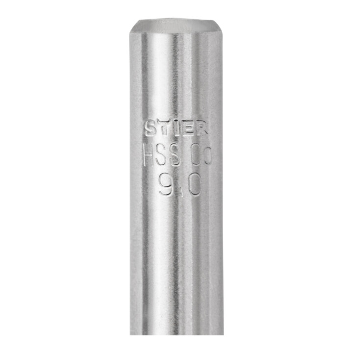 STIER Spiralbohrer 9 mm Premium HSS-E Co5 DIN 338 135°
