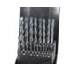 STIER Spiralbohrer-Set HSS-G DIN 338 RN Typ W-Spitze, 19-teilig (1-10mm)