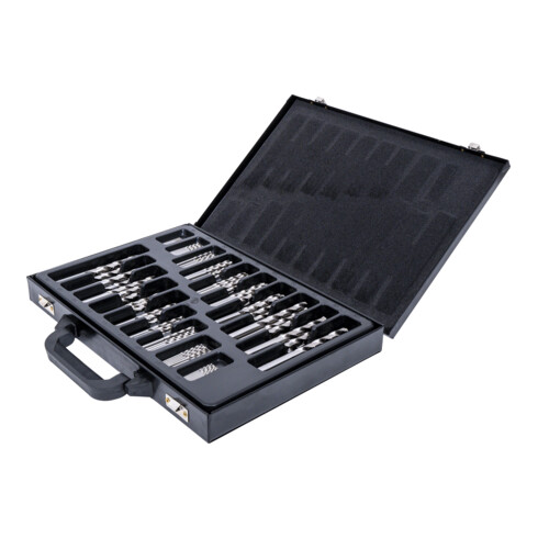 STIER Spiralbohrer-Set Premium DIN 338 HSS-Co5 1-10mm 0,5mm steigend 170-teilig
