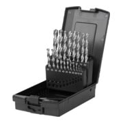 STIER Spiralbohrer-Set Standard DIN 338 HSS-G 1-10mm 19-teilig in Kassette-2