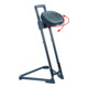 STIER stahulp met stalen frame zwart zithoogte 600-850 mm PU-zitting