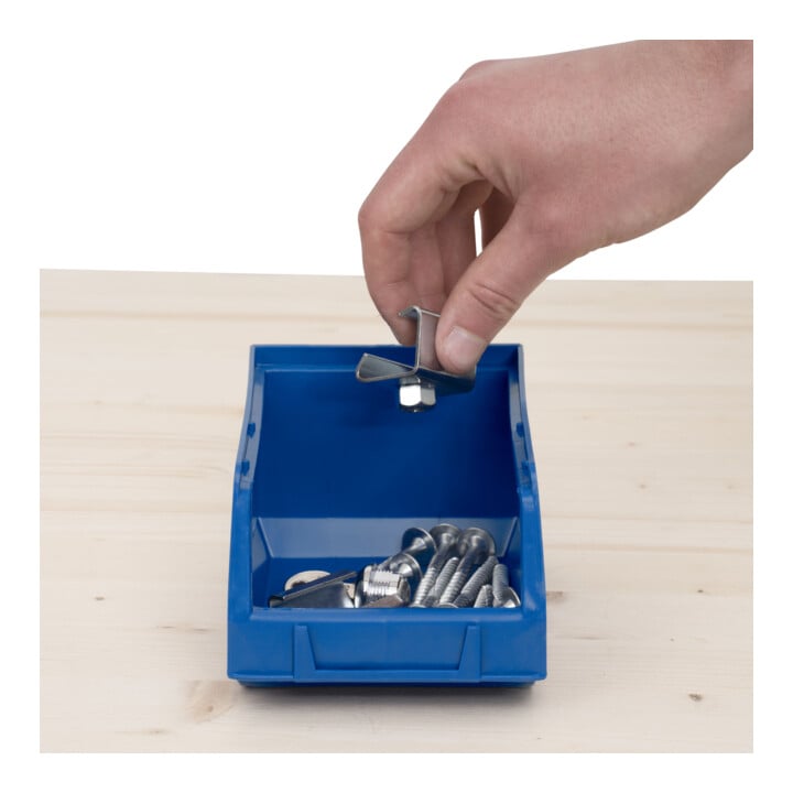 STIER Stapelbak blauw 100x165x82mm