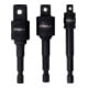 STIER steekkopadapterset 1/4" + 3/8" + 1/2"-1