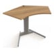 STIER Steh-Tisch 501-19 elektrisch höhenverstellbar 138 x 92cm Nussbaum melaminierte Platte 68-120cm