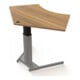 STIER Steh-Tisch 501-19 elektrisch höhenverstellbar 138 x 92cm Nussbaum melaminierte Platte 68-120cm