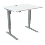 STIER Steh-Tisch 501-43 elektrisch höhenverstellbar 100 x 80cm Weiß melaminbeschichtet 65-125cm-1