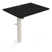 STIER Steh-Tisch 501-9 elektrisch höhenverstellbar Wandmontage 80 x 60 cm Schwarz-1