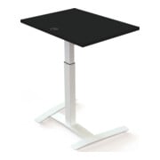 STIER Steh-Tisch elektrisch 501-9 80 x 60 cm Schwarz/Weiß mel. 72-120 cm-4