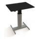 STIER Steh-Tisch elektrisch höhenverstellbar 80 x 60 cm Schwarz mel. 68-120 cm