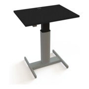 STIER Steh-Tisch elektrisch höhenverstellbar 80 x 60 cm Schwarz mel. 68-120 cm-2