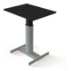 STIER Steh-Tisch elektrisch höhenverstellbar 80 x 60 cm Schwarz mel. 68-120 cm