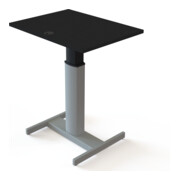 STIER Steh-Tisch elektrisch höhenverstellbar 80 x 60 cm Schwarz mel. 68-120 cm-5