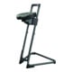 STIER Stehhilfe mit Stahlgestell schwarz Sitzhöhe 600-850 mm PU-Sitz-1