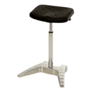 STIER Stehhulp XL 600–850 mm 12° helling zwart met handgreep en wielen-1