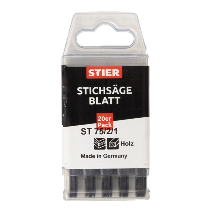 STIER Stichsägeblatt ST 75/2/1 Holz gerader Schnitt
