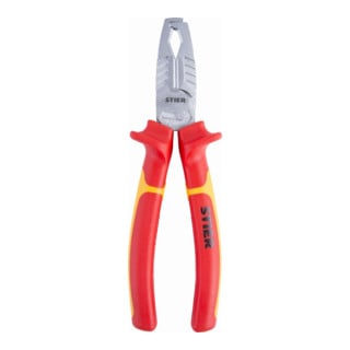 STIER striptang met zijsnijtang Multi+ 180 mm VDE-getest